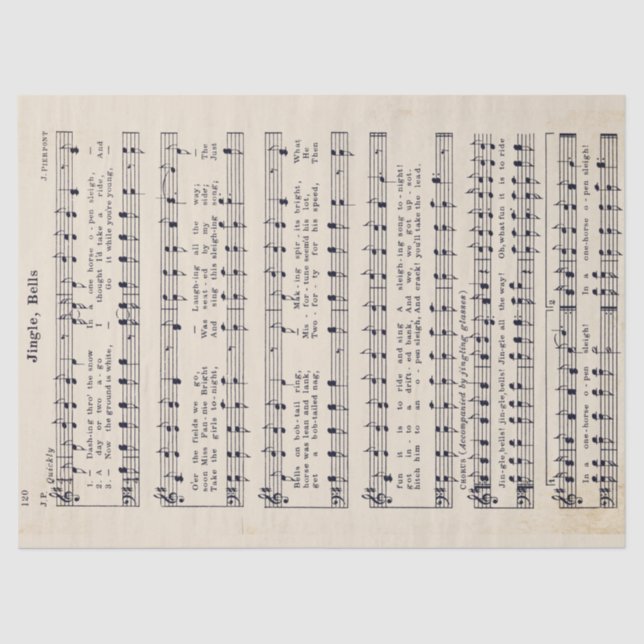 Papel e Decoupage do Tecido Jingle Amarelado (Frente )