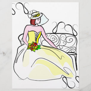 Papel elegante do álbum de recortes da noiva