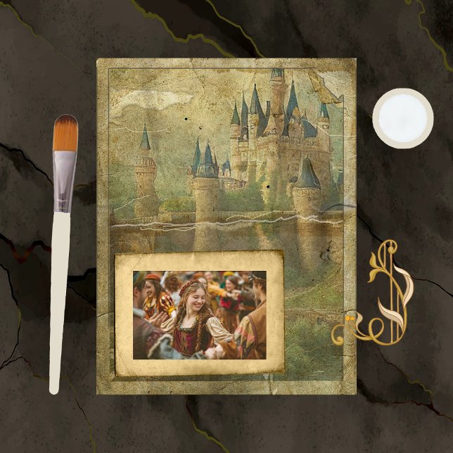 Papel Escarpado Do Castelo Vintage (Criador carregado)