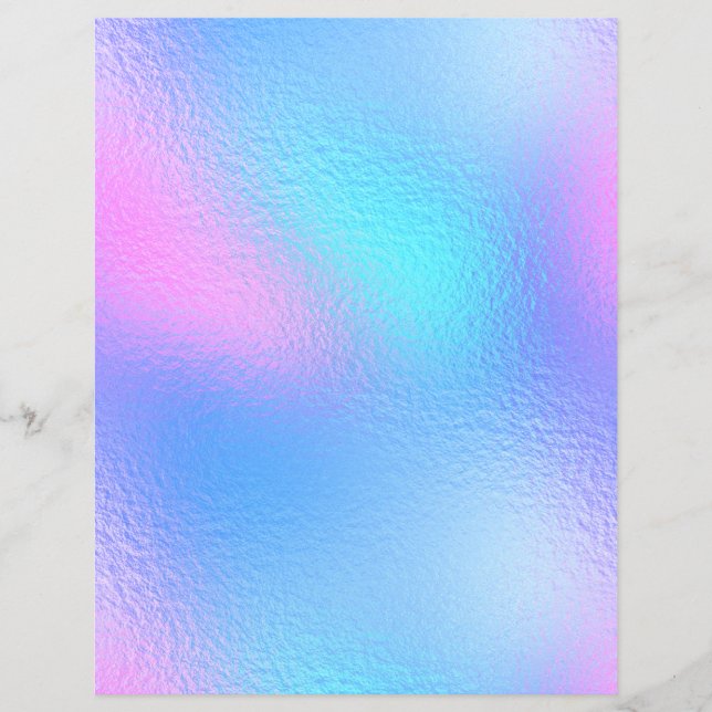 Papel Escrapão n.o 23 Folha de Folhas Falsas Iride (Frente)