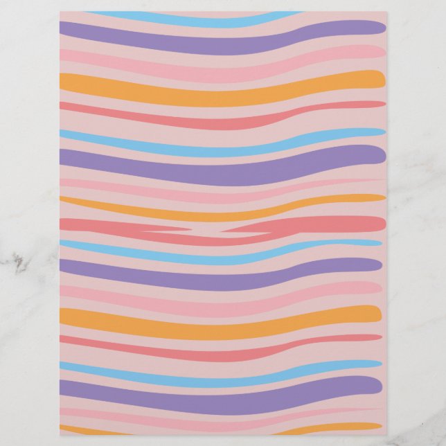 Papel Escrapbook Curvo (Frente)