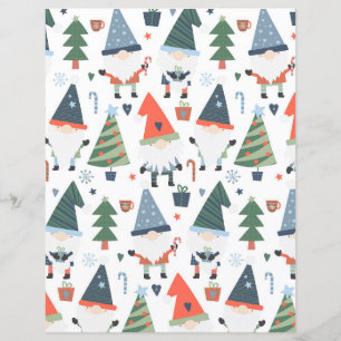 Papel Escrapbook Gnomo