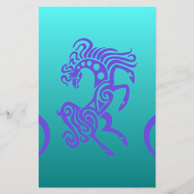 Papel Escrapbook para Arte Equina (Frente)