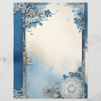 Papel Escrapbook para Arte Floral Elegante
