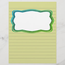 Papel Escrapbook Vinculado com Caixa de Imagem