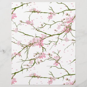 Papel Escrapbook Vintage Sakura Arts & Artesanato