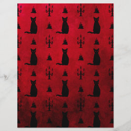 Papel especial de plástico no Halloween de Gatos N