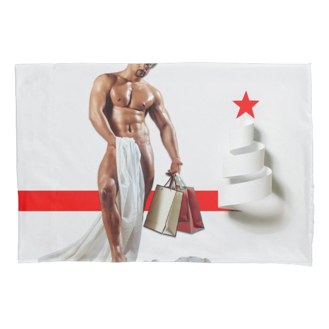 Papel espiral branco do Natal de SlipperyJoe (Frente)