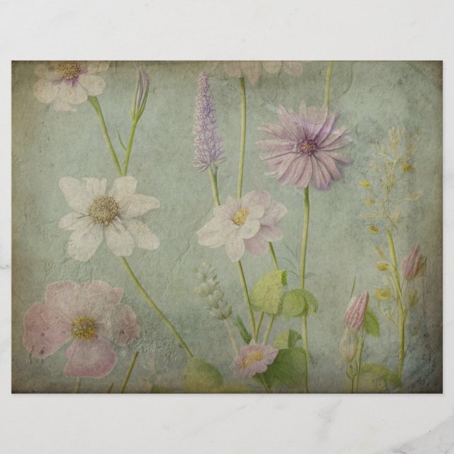 Papel flexível azul esmaecido (Frente)