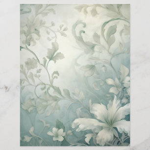 Papel Floral de Scrapbooking