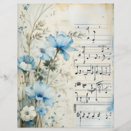 Papel Floral Floral chique