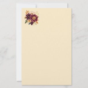 Papel Floral para Papelaria