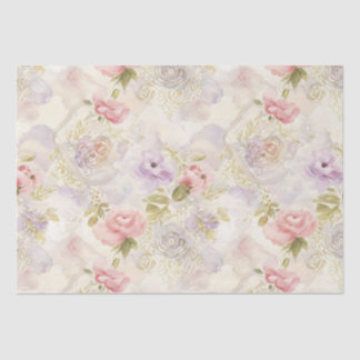 Papel Floral Romântico por Aquarela - Elegan