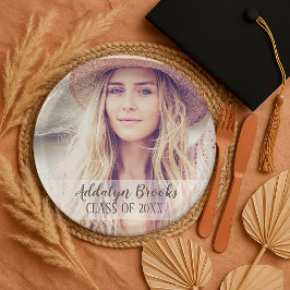 Papel Foto Personalizada de Formatura e Prato de Anivers