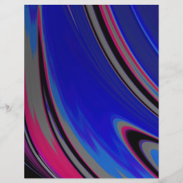 Papel Fraco Fratural Magenta de Cinza Azul