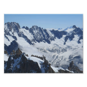 Papel francês da foto dos cumes (cetim)