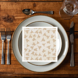 Papel Guardanapo com Silhueta de Caveira de Vaca Rodeio