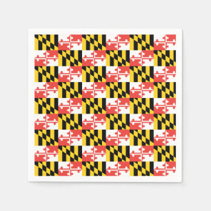 Papel Guardanapo da bandeira de Maryland