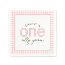 Guardanapo de aniversário personalizado "Um Bobo"