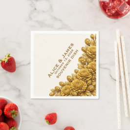 Papel Guardanapo de casamento Ohio Red Carnation