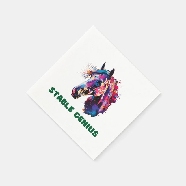 Papel Guardanapo de cavalos (Canto)