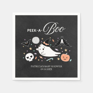 Papel Guardanapo de Chuveiro de Bebê Menino de Halloween