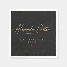 Guardanapo de Cocktail com Assinatura Personalizad