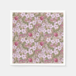Papel Guardanapo de cocktail de casamento - Flor de maçã