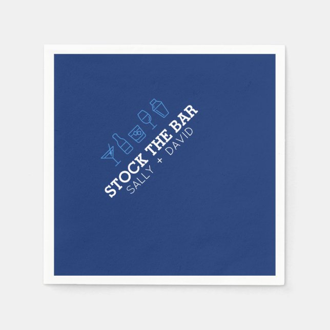 Papel Guardanapo de Cocktail para Bar Stock The Bar (Frente)