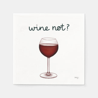 Papel Guardanapo de Cocktail Wine Not
