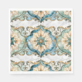 Papel Guardanapo de festa Cerulean Bloom Tapestry