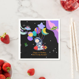 Papel Guardanapo de Festa de Aniversário Espacial | Deco