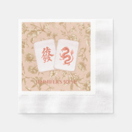 Papel Guardanapo de festa de Mahjong, Toile