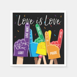 Papel Guardanapo de festa LGBT Arco-íris Orgulho Gay