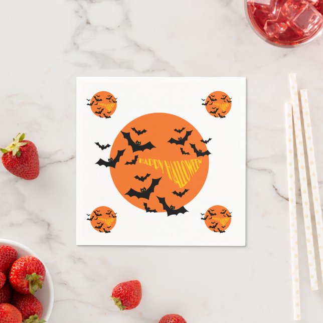 Papel guardanapo de festa para halloween (Insitu)