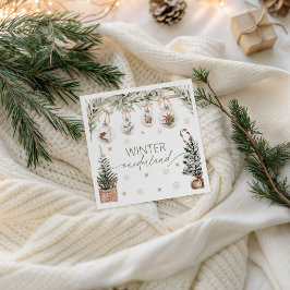 Papel Guardanapo de festa Winter Onederland