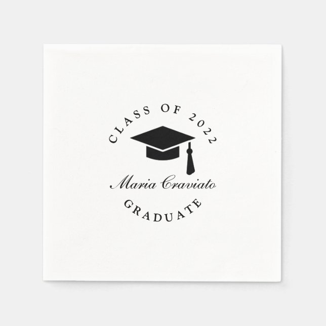 Papel Guardanapo de Formatura com Roteiro Clássico (Frente)