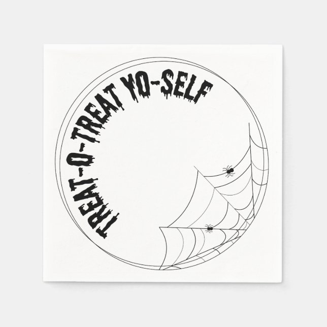 Papel guardanapo de luxo - halloween (Frente)