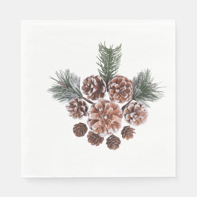 Papel Guardanapo de Papel-Louças de Natal (Frente)