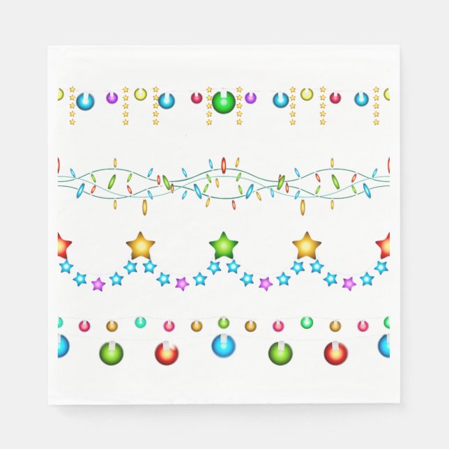 Papel Guardanapo de Papel-Louças de Natal (Frente)