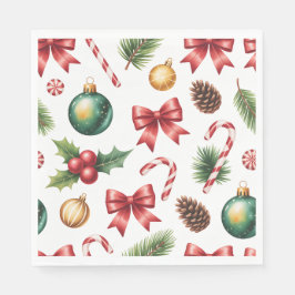 Papel Guardanapo de Papel-Louças de Natal
