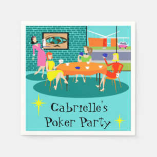 Papel Guardanapo descartáveis do jogo de cartas