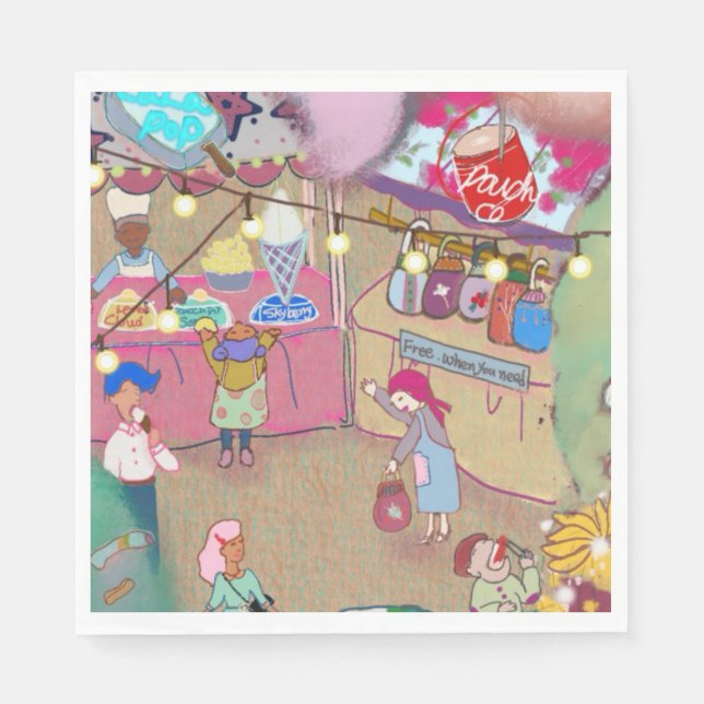 Papel Guardanapo Diário e de Evento (Frente)