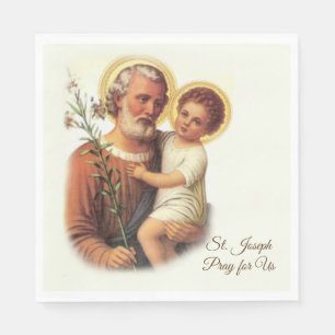 Papel Guardanapo do banquete do dia de St Joseph