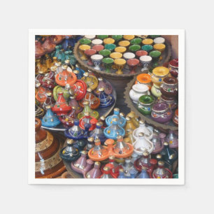 Papel Guardanapo do cocktail de Marrocos Tagine