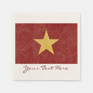 Papel Guardanapo do partido da bandeira de Vietnam