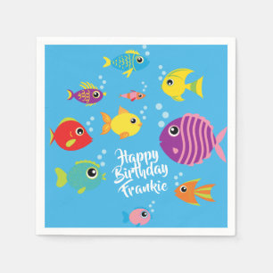 Papel Guardanapo do partido de primeiro aniversario do