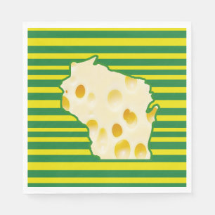 Papel Guardanapo do partido de Wisconsin da cabeça do