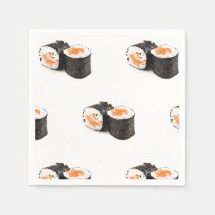 Papel Guardanapo do sushi, fontes do partido de Foodie
