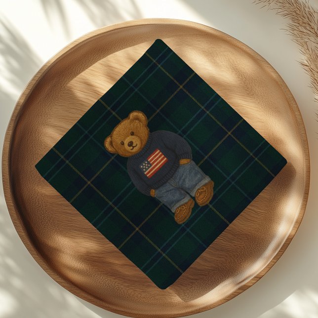 Papel Guardanapo para Chá de Bebê de Polo Ursinho de Pel (Criador carregado)